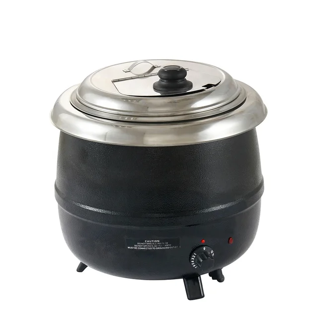83013SP 13L electric soup kettle, ideal for commercial soup warming.