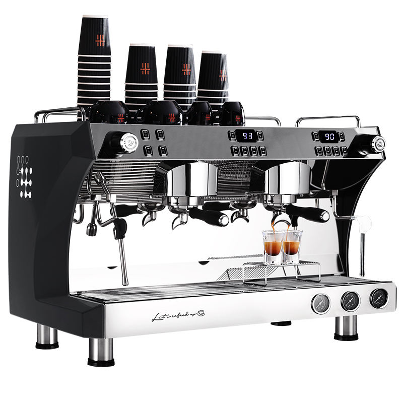 GM3120C - Dual-Group Triple Boiler Espresso Machine - Commercial.