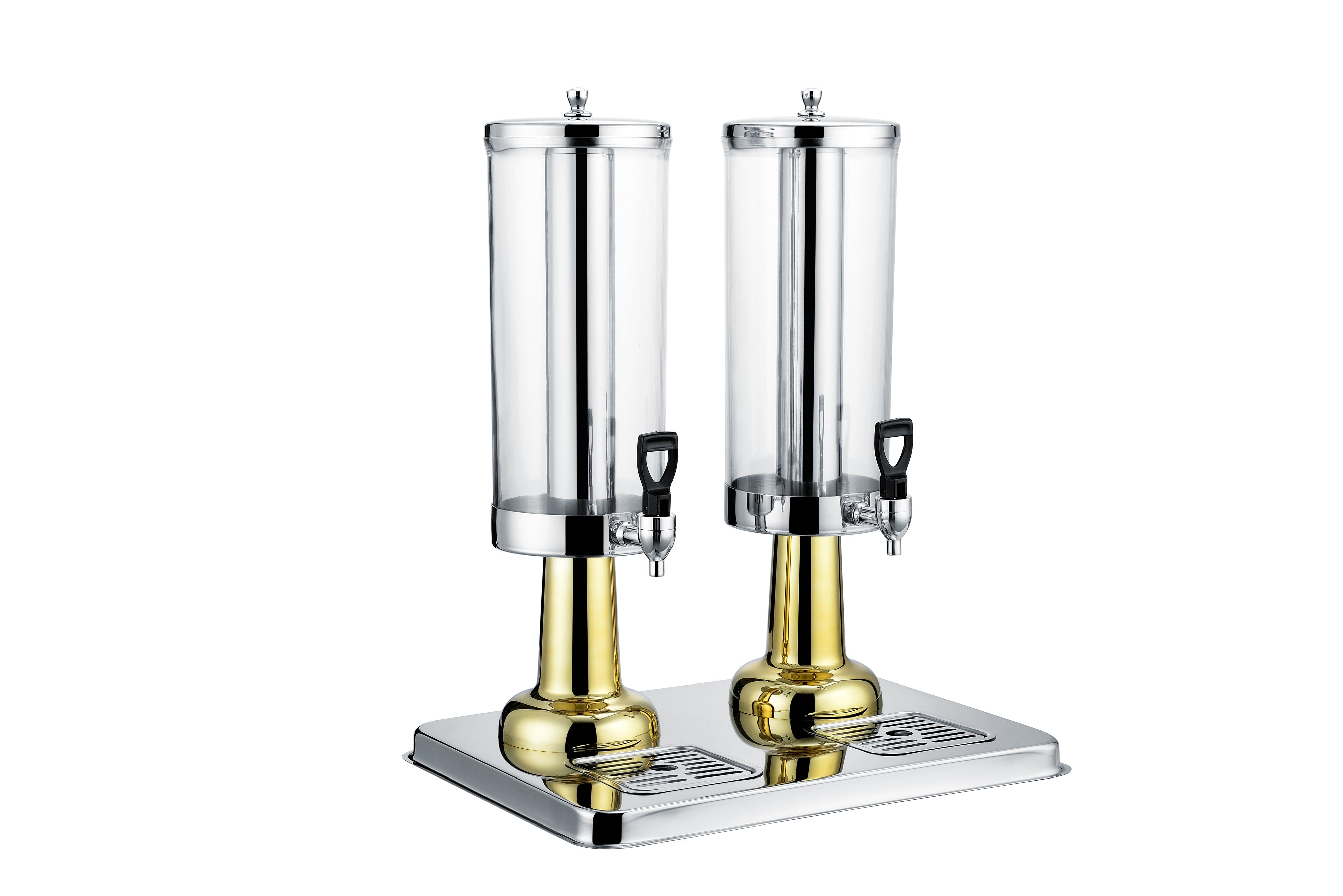 ASC-3LX2 gold double juice dispenser 6L luxury buffet equipment Tanzania