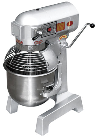 B15B 15L commercial food mixer with 8.5KG capacity, protective cover, and 3-speed functionality.