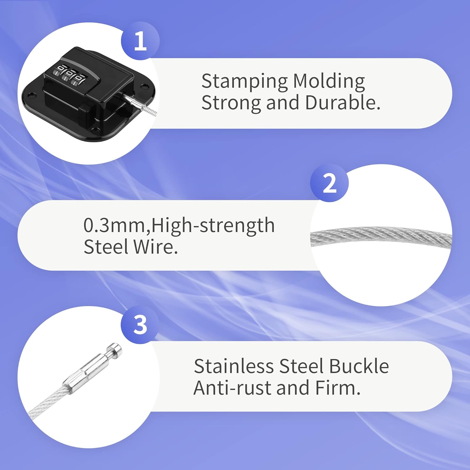 BL-124 Multi-Purpose Combination Lock – Furniture, Doors, and Refrigerators.