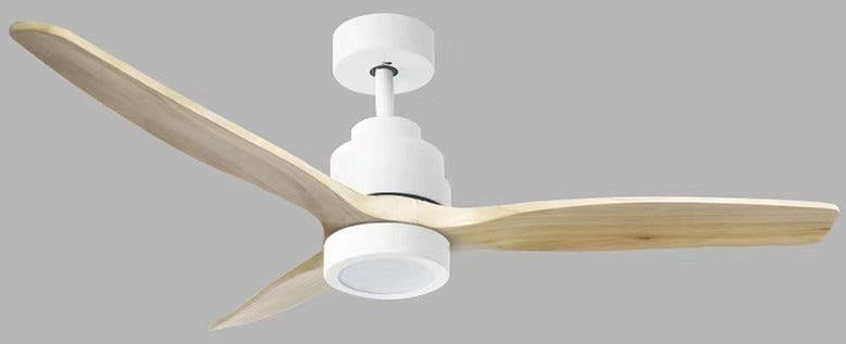 DCF-TB52181L 52-inch LED ceiling fan with wooden blades for Tanzania homes