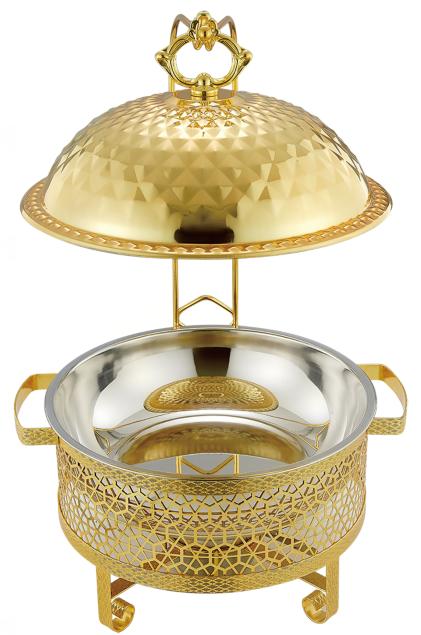 DZW-DS280 golden hanging chafing dish 8.0L Tanzania