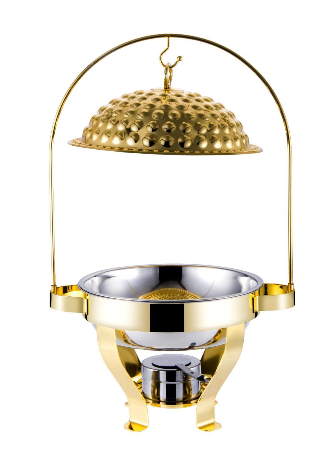 DZW-GF080 8.0L golden Flinn chafing dish Tanzania