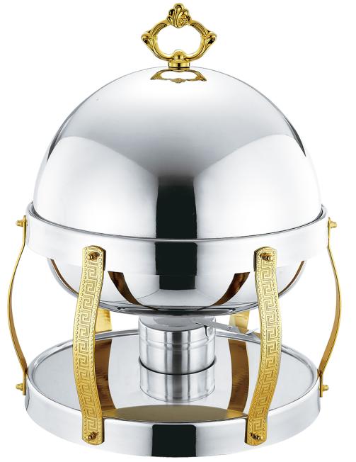 Elegant stainless steel buffet chafing dish DZW-HB080 East Africa