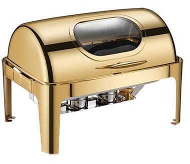 DZW-KG723 roll top golden chafing dish 9.0L Tanzania