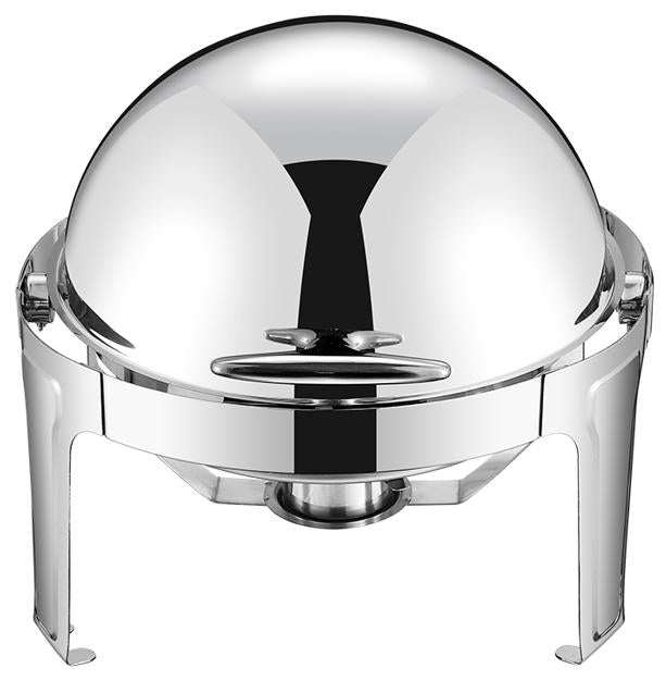 DZW-S721 6.0L roll top round silver chafing dish Tanzania