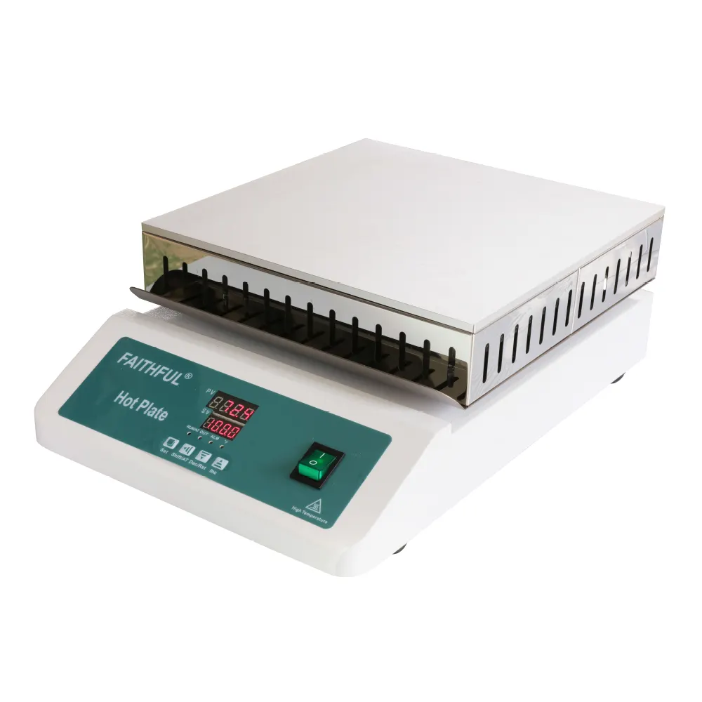 SH-9B laboratory heating platform with 3500W power, digital display, and a 600x400mm aluminum hot plate, ideal for labs and medical applications.