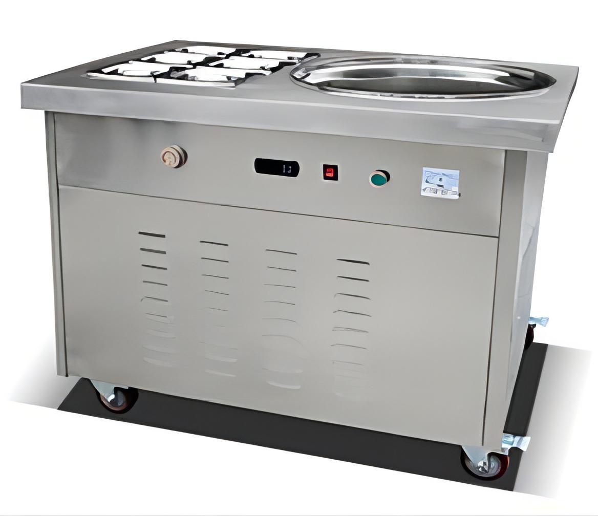 FIR-PF1R-C - Round Roller Ice Cream Machine - 2.4KW - Commercial.