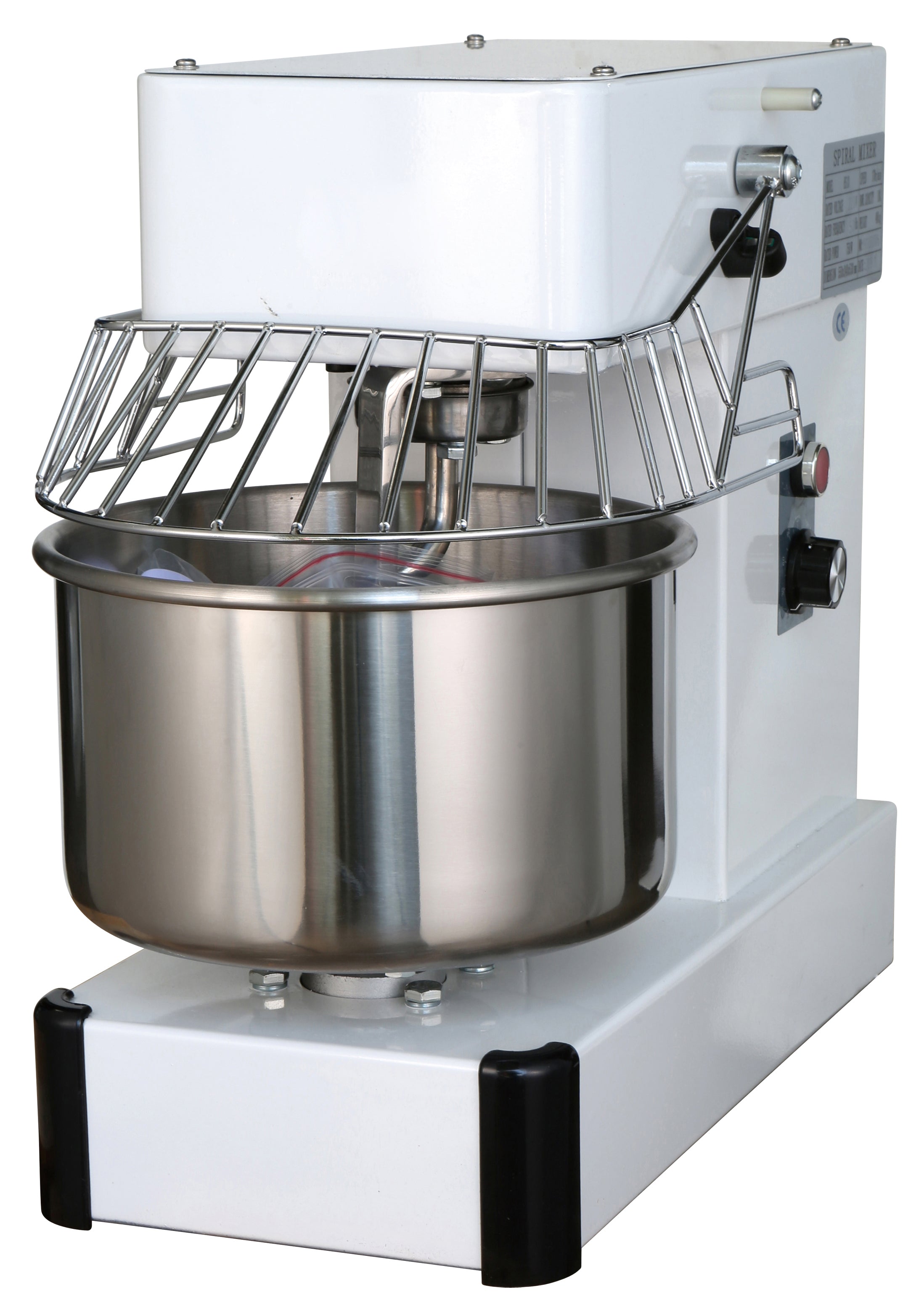 H10 - 10L Spiral Mixer (4kg Kneading Capacity) - Commercial.