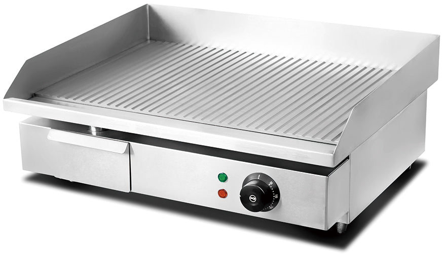 HEG-821 commercial electric griddle with 3KW power output and compact design