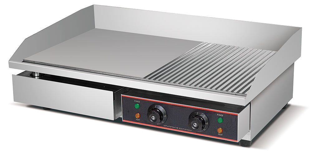 HEG-822 commercial electric griddle with 4.4KW power