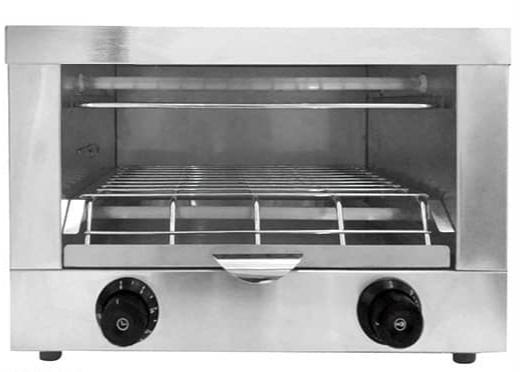 HES-360B electric salamander for commercial use, compact and powerful.