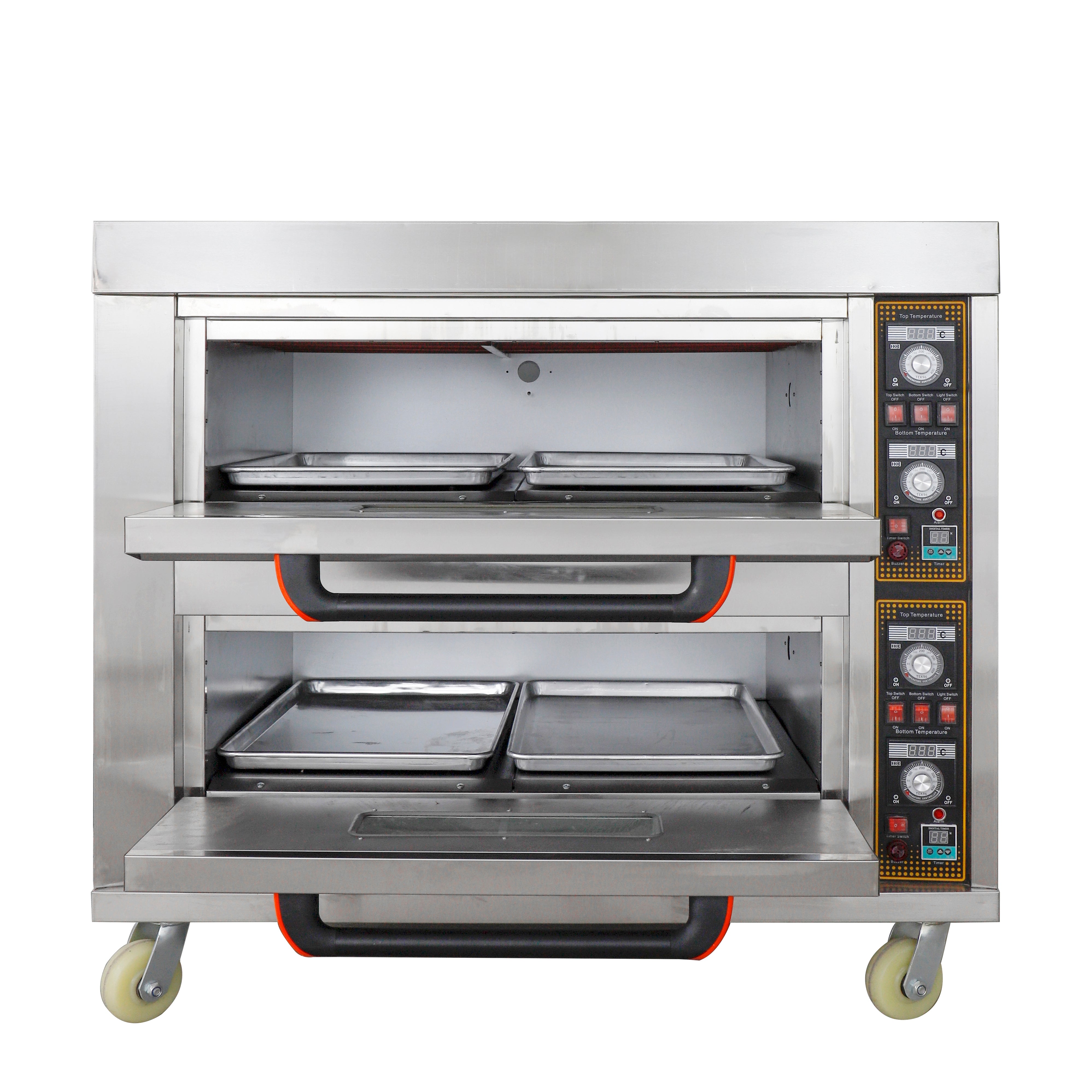 HGB-40D – 2 Decks 4 Trays – Electric Oven – 13.2kW – Commercial.