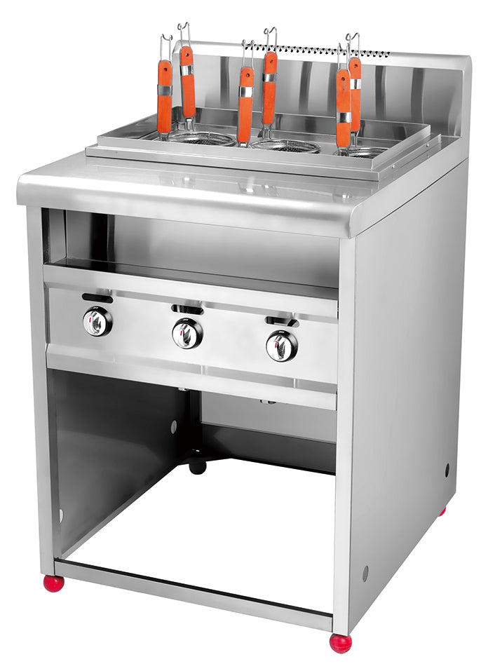 HGN-6HX - 6-Basket Gas Pasta Cooker - Commercial.