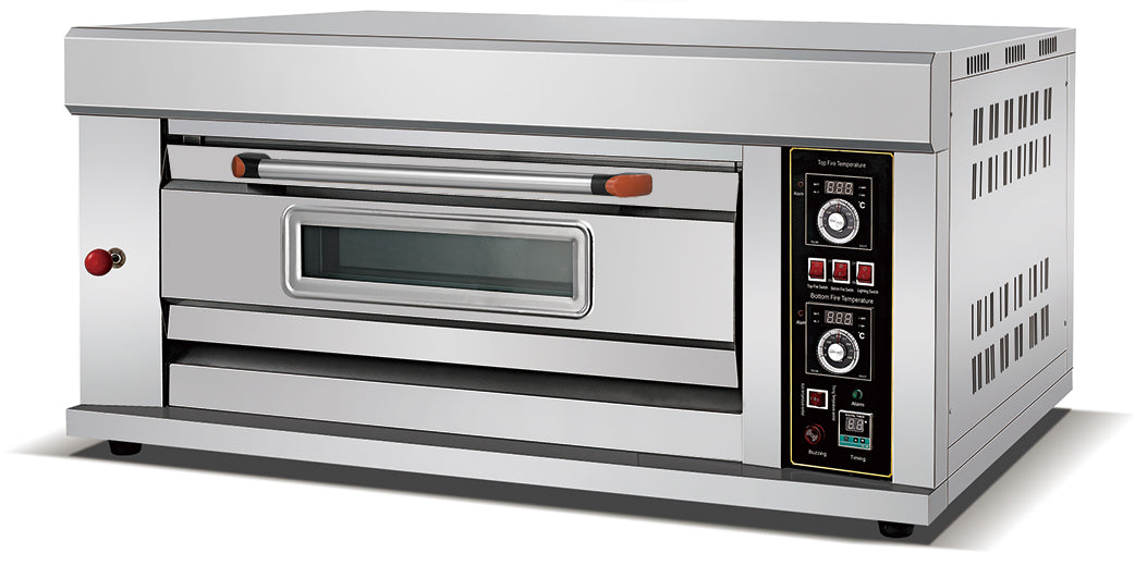 HGO-12 1-Deck 2-Tray Gas Deck Oven for commercial baking.