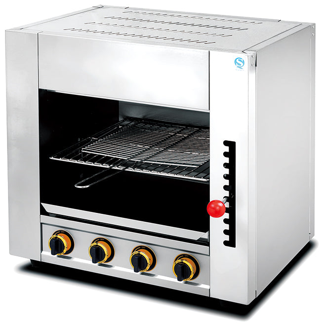 HGS-14 gas salamander for commercial kitchens, 24TU/hr output.