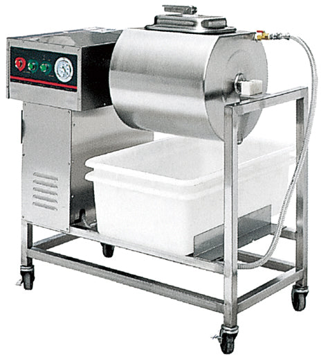 HML-809 Vacuum Meat Salting Machine with durable stainless steel construction, 0.3KW motor, and user-friendly design.