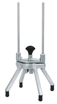 HVC-105 onion and vegetable slicer with stainless steel blades, commercial-grade for precise 1/4" or 3/16" cuts.