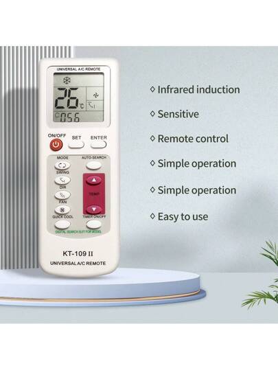 KT-109 II LCD air conditioner remote – commercial and home use East Africa