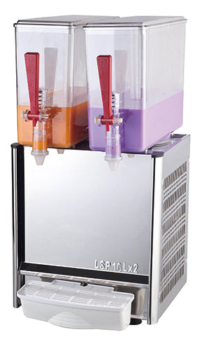 LSP10Lx2 juice dispenser 20L dual tank Tanzania – commercial equipment
