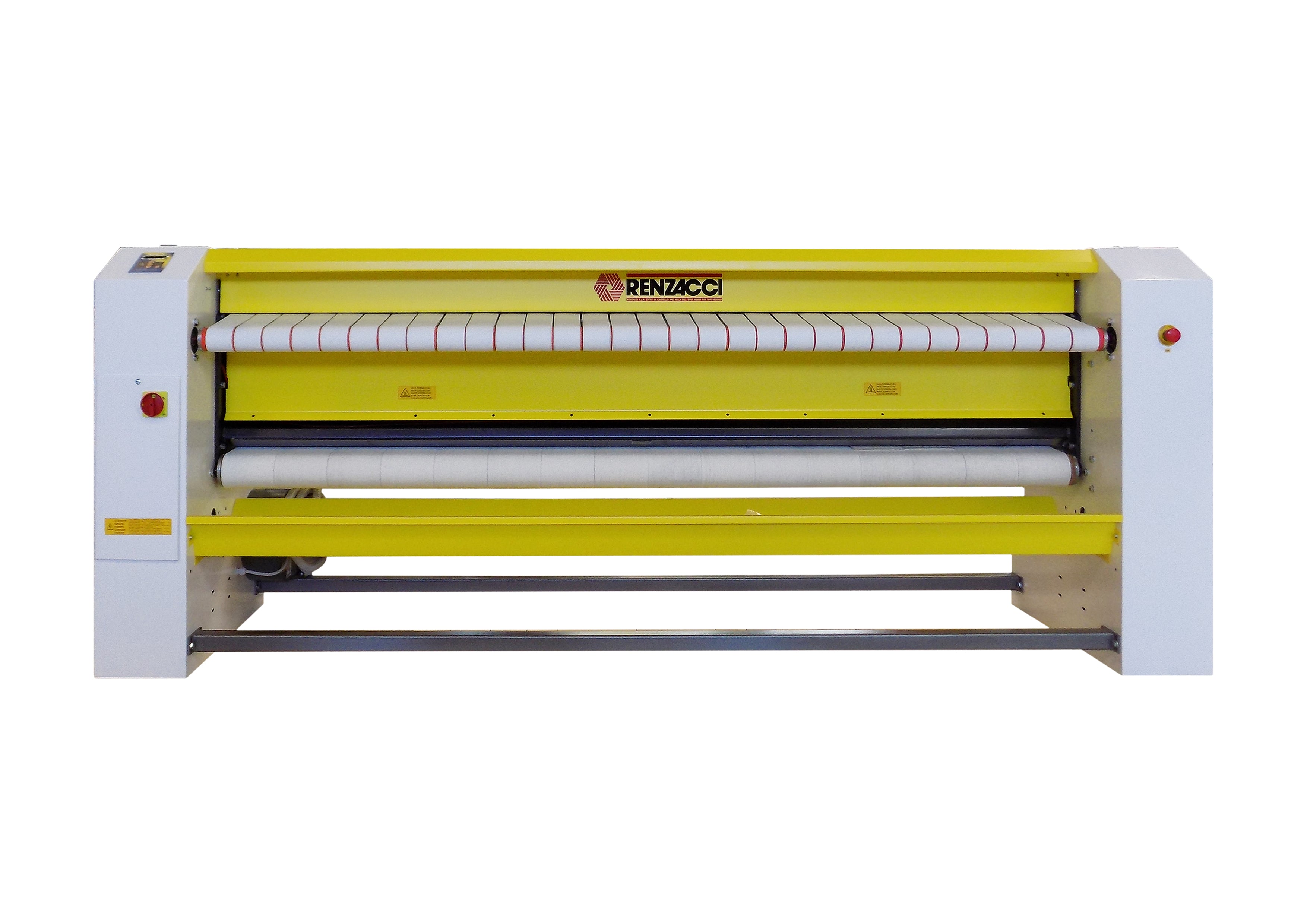 Renzacci MSA 2500 calender ironing machine with high productivity and energy-efficient design.