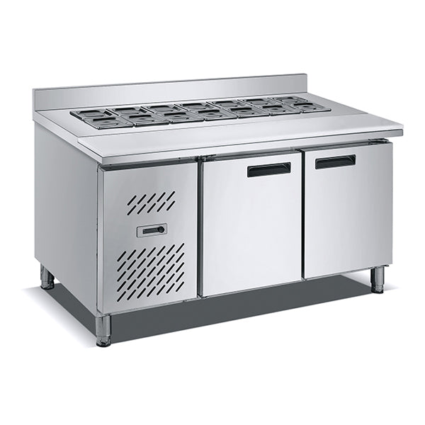 PSG-1800 - 9x1/4 GN Salad Display Counter with Shelf - Commercial.