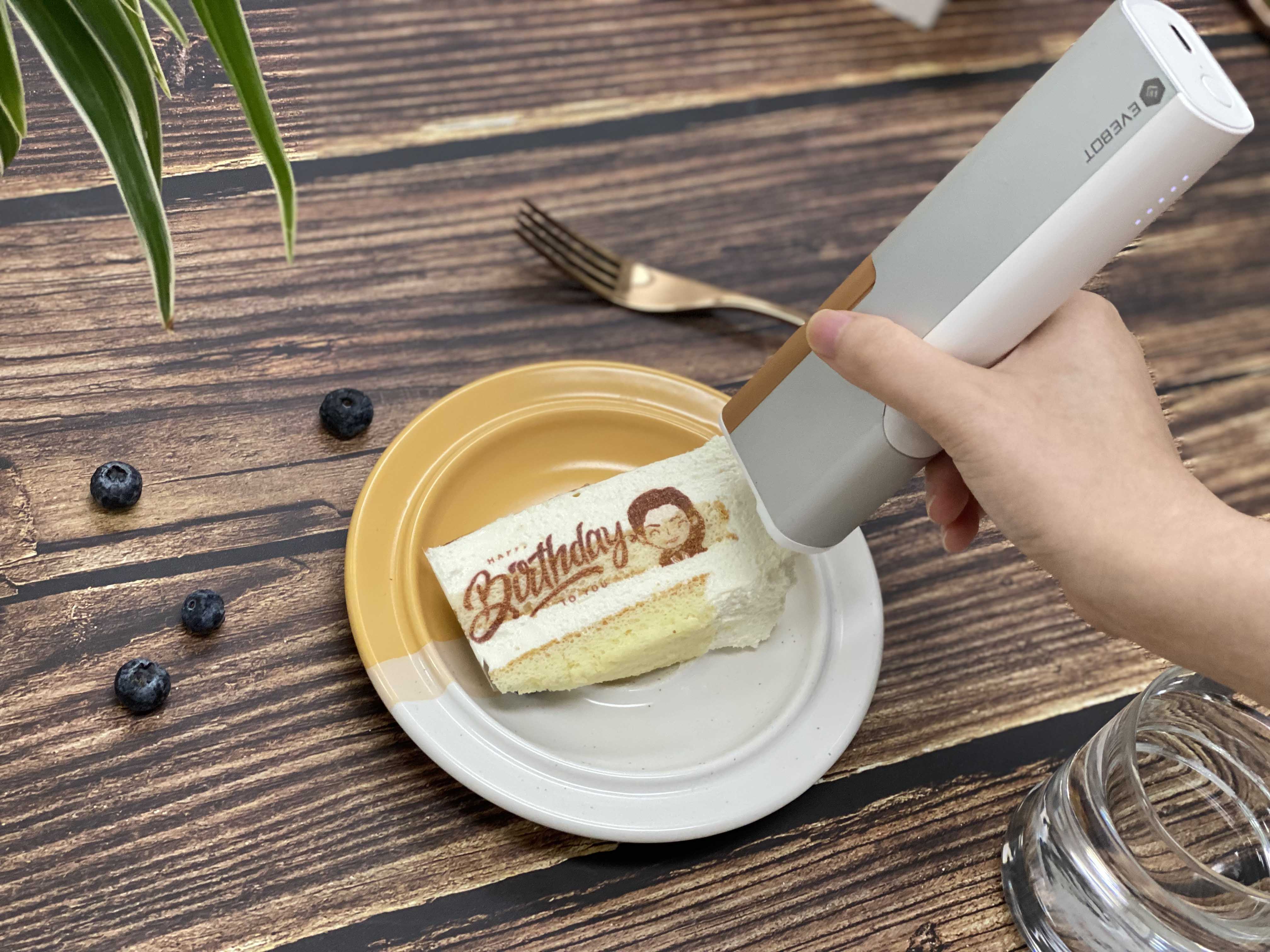 EVEBOT PrintPen for coffee, pastries, and textiles East Africa