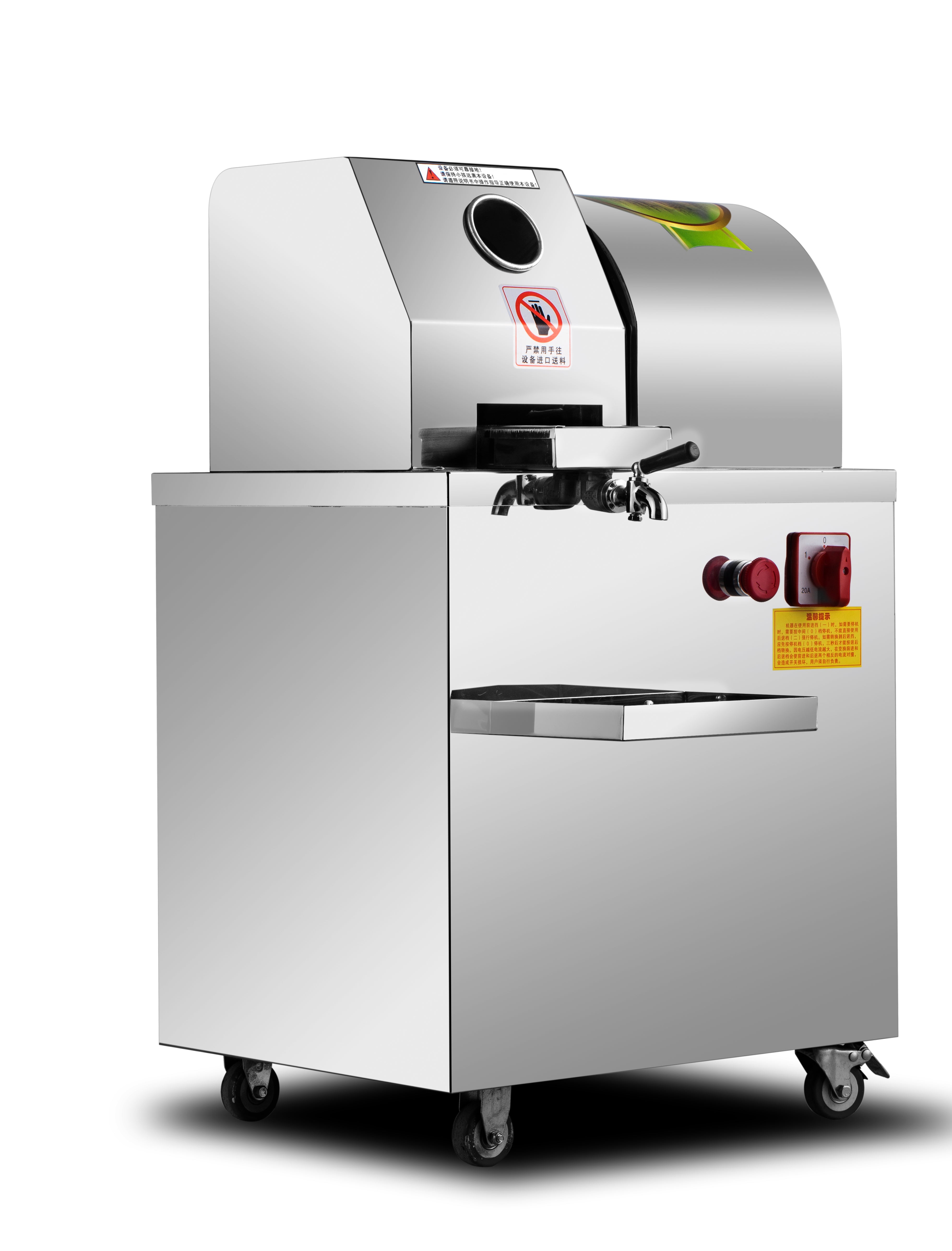 SXZ-T80C - Electric Sugarcane Juice Extractor (5kg/min Capacity, Portable with Battery) - Commercial.