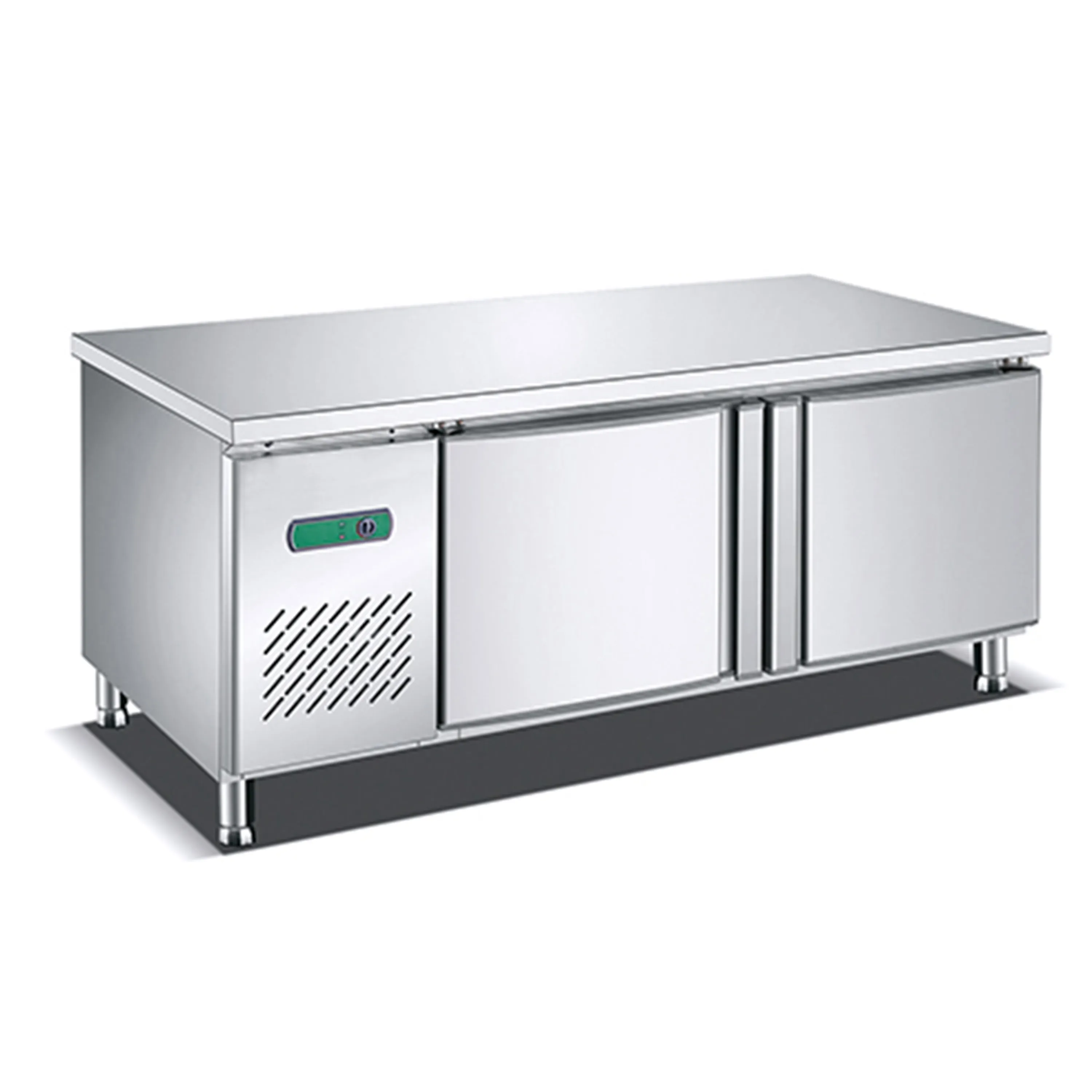 TC0.4L2T - 2-Door Kitchen Refrigerator Work Table - 1800mm.