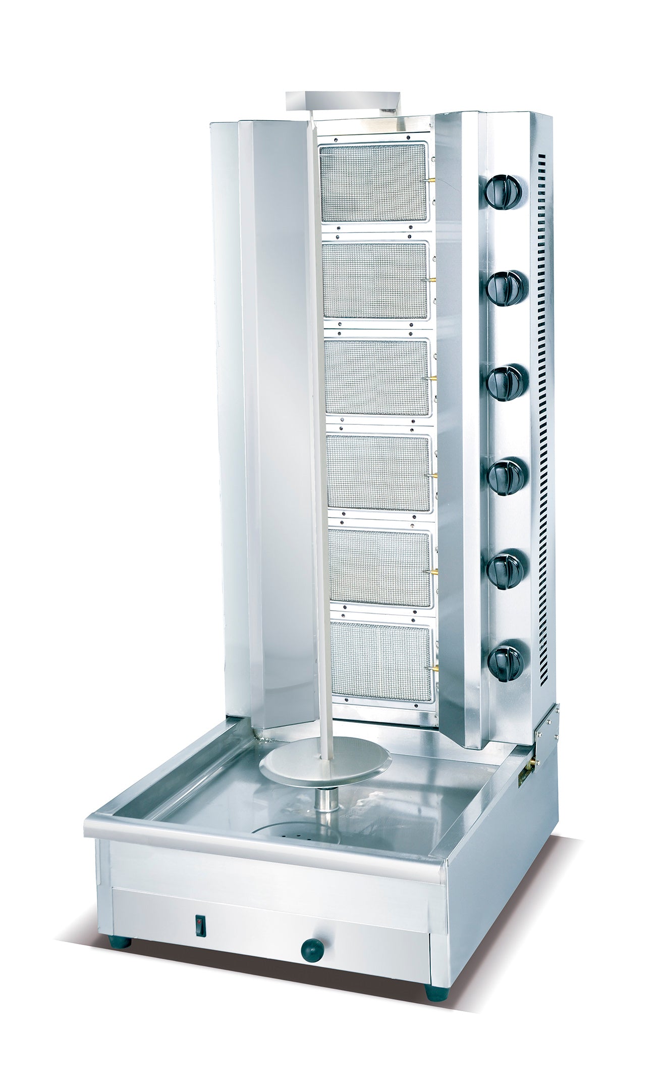 WG-1150 – Gas Kebab Machine – 6 Burners – 45–60 kg Capacity.