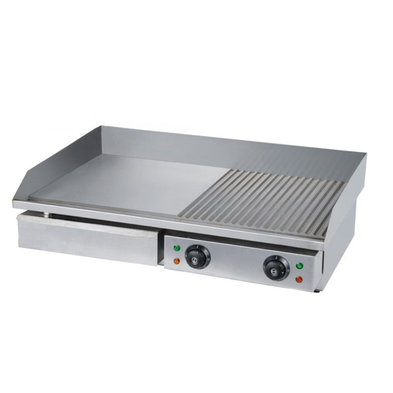 WG-820K YH - Half Grooved Half Flat Electric Griddle - Commercial.