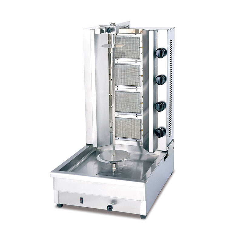 WG-950 – 20kg – Gas Kebab Machine 4 Burners – Commercial.