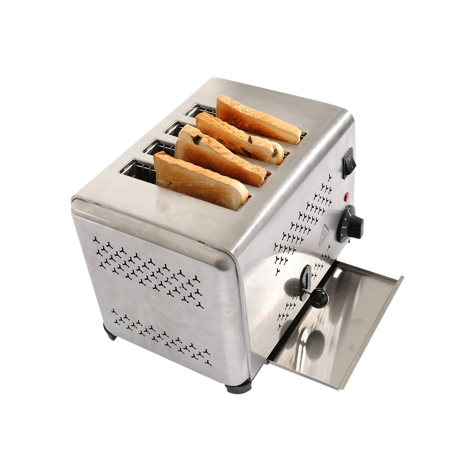 WG-DS-4A – 1.8kW – 4 Slice Toaster Automatic Flip-Up – Commercial.