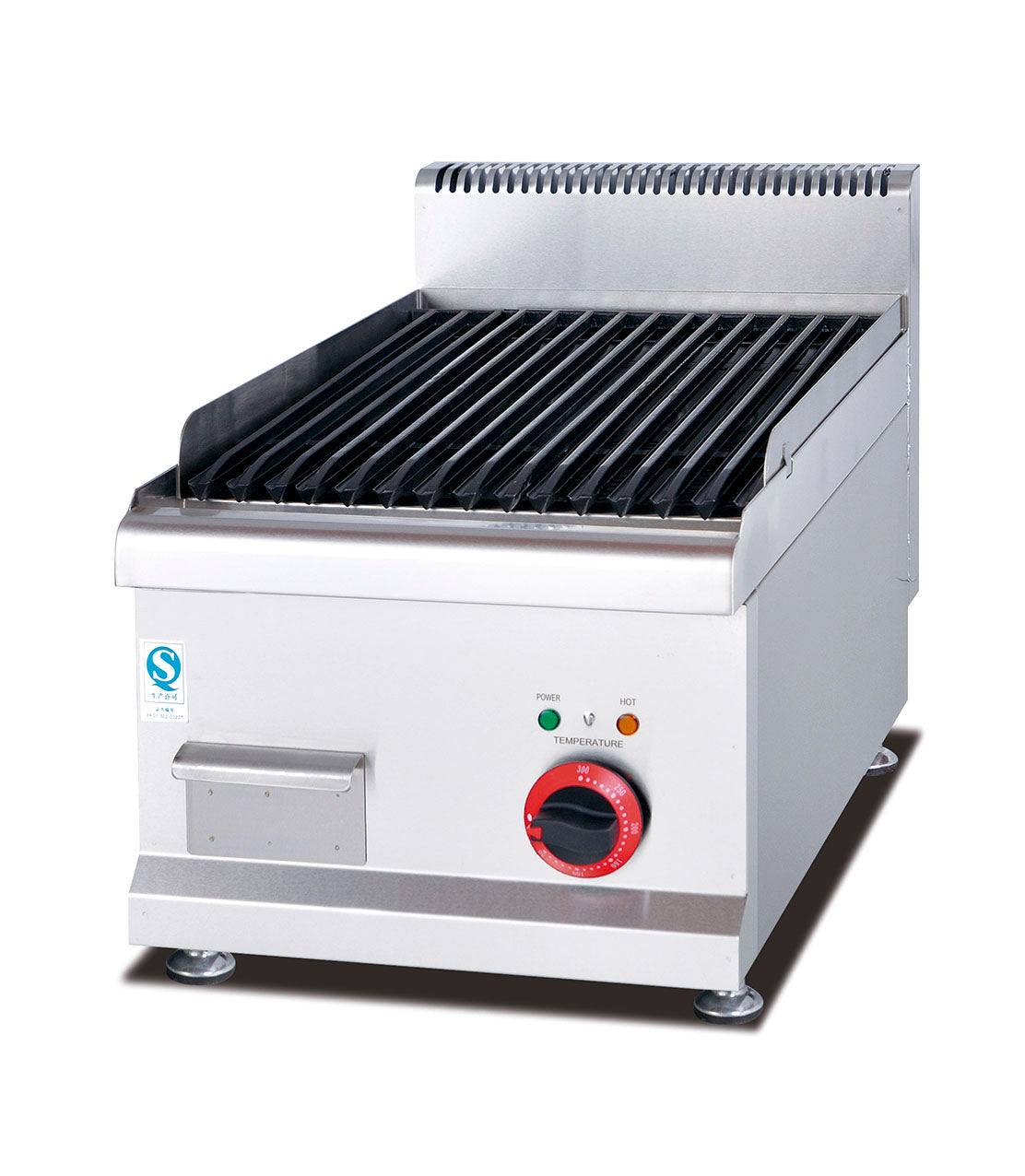 WG-EB-639 – 3.9kW – Countertop Electric BBQ Lava Rock Grill – Commercial.