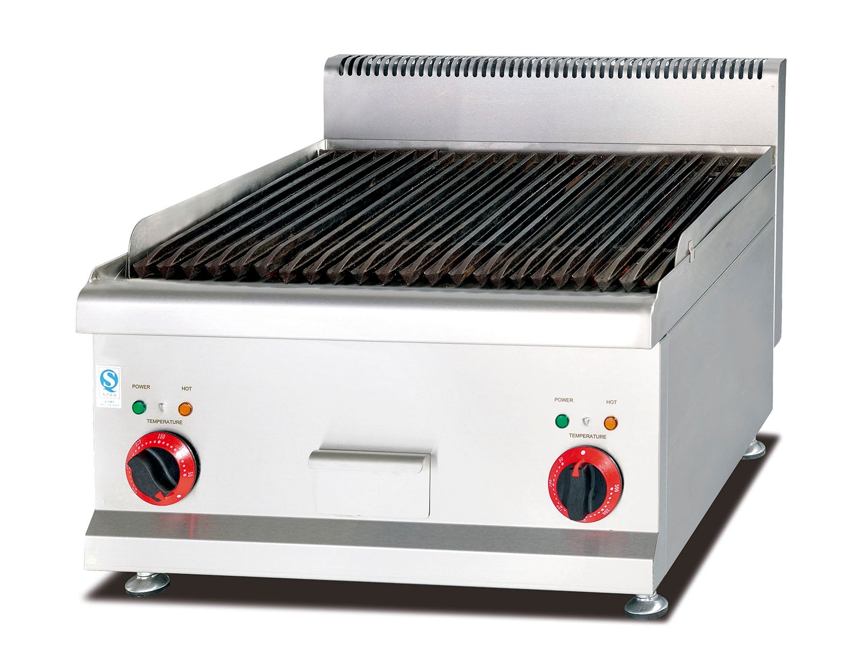 WG-EB-689 – 7.8kW – Countertop Electric BBQ Lava Rock Grill – Commercial.