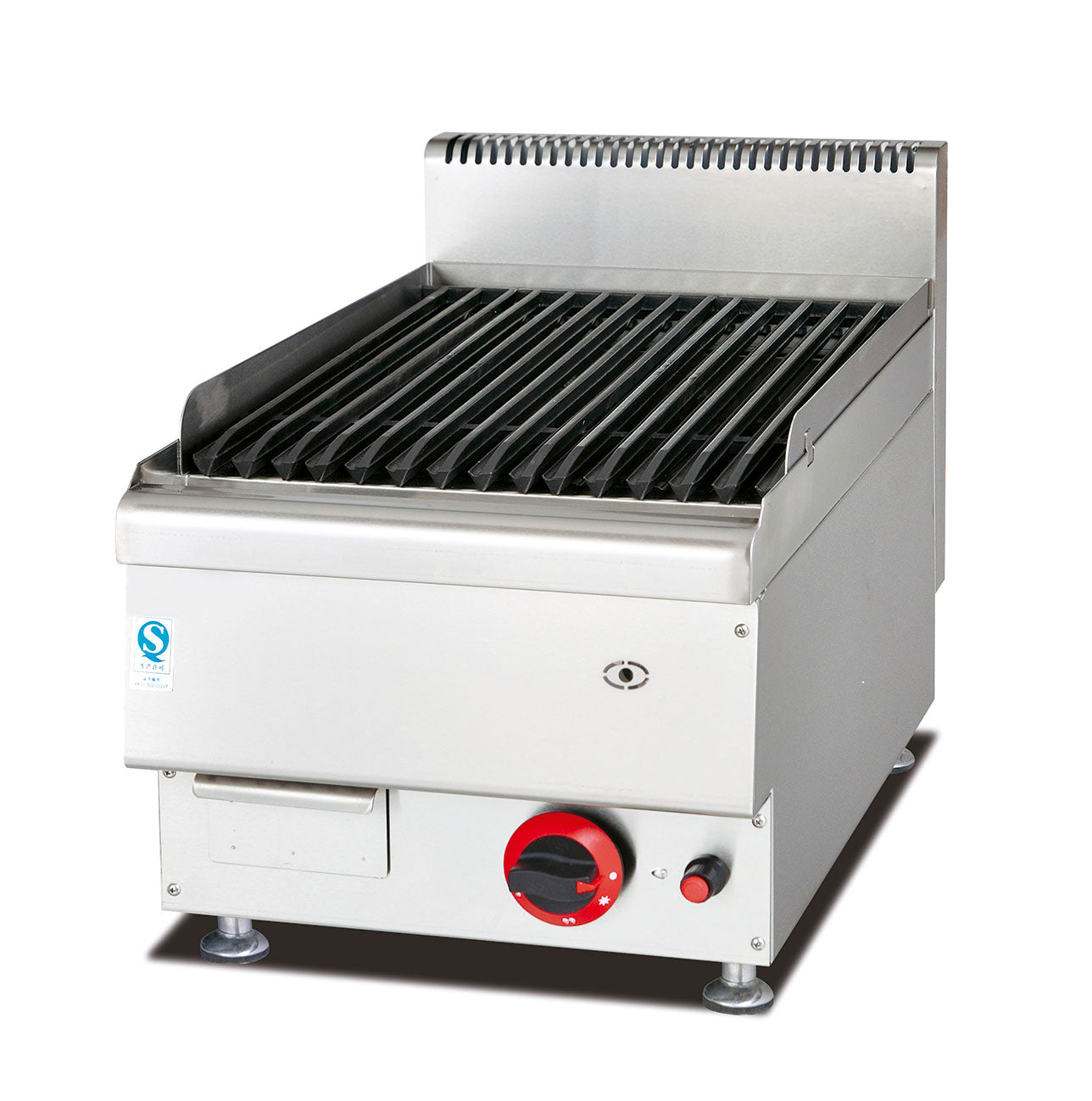 WG-GB-549 – Countertop Gas Lava Rock Grill – LPG Commercial.