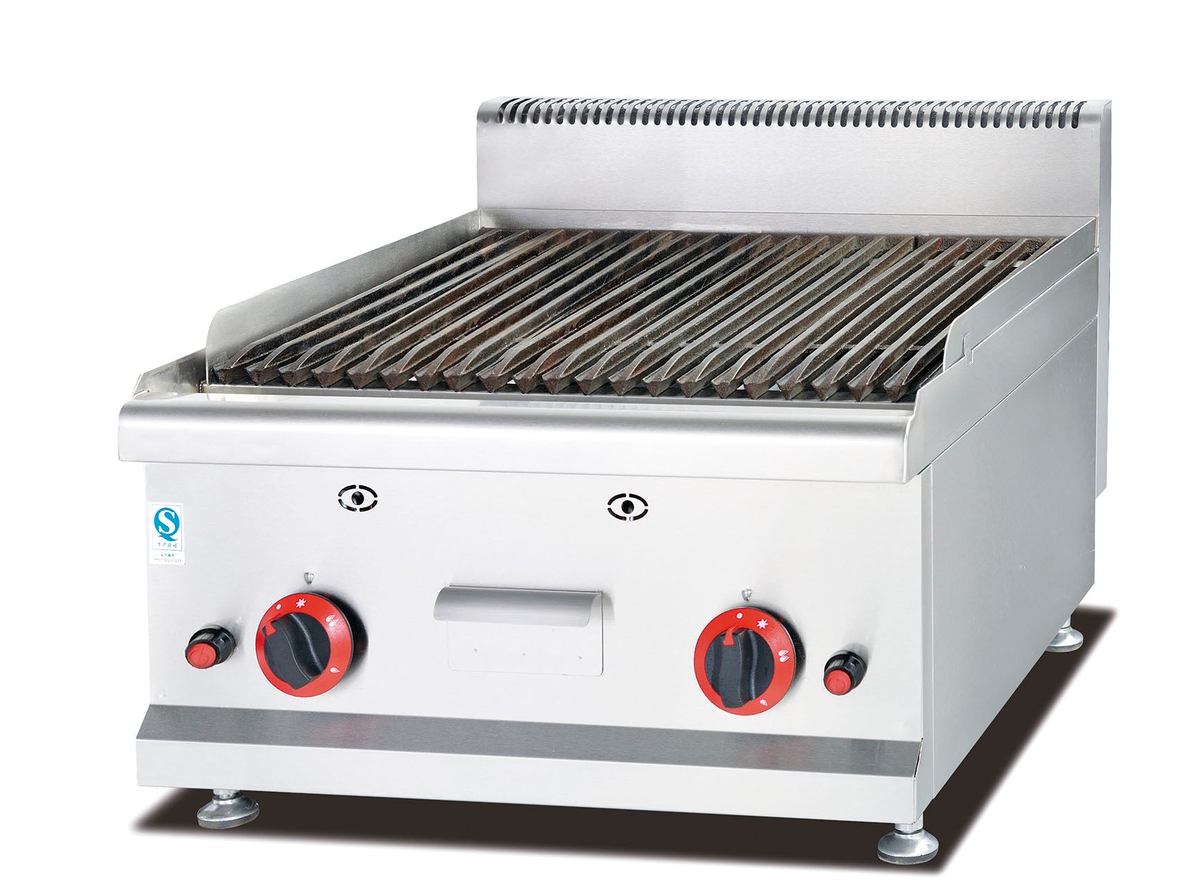 WG-GB-589 – 27,978 BTU – Countertop Gas BBQ Lava Rock Grill – Commercial.