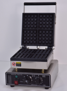 WG-HF-4S – 1.6kW – 4-Plate Square Waffle Machine (4×4) – Commercial.