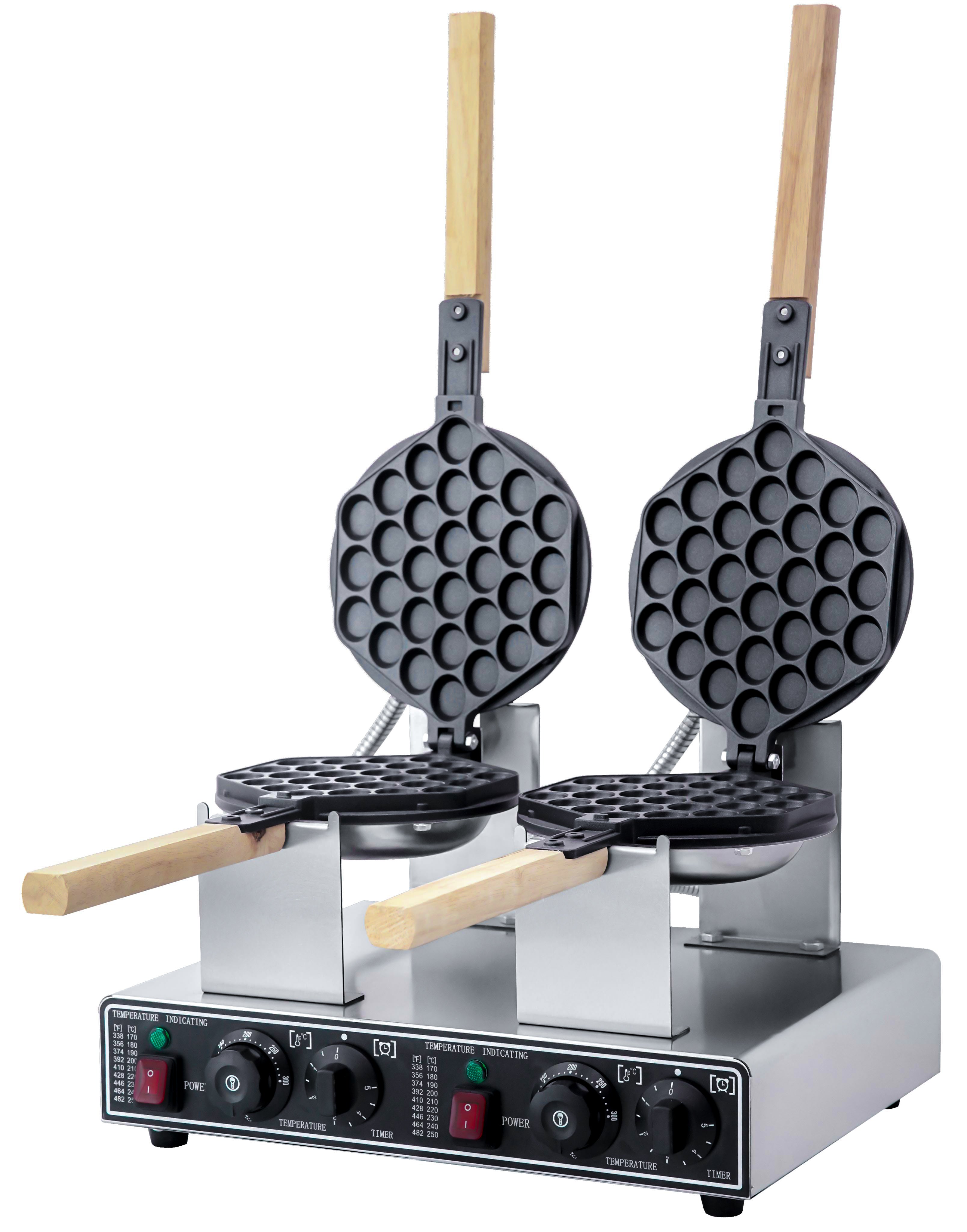 WG-HF-QQ22 – Dual 18×21.5cm Egg – Waffle Baker – Commercial.