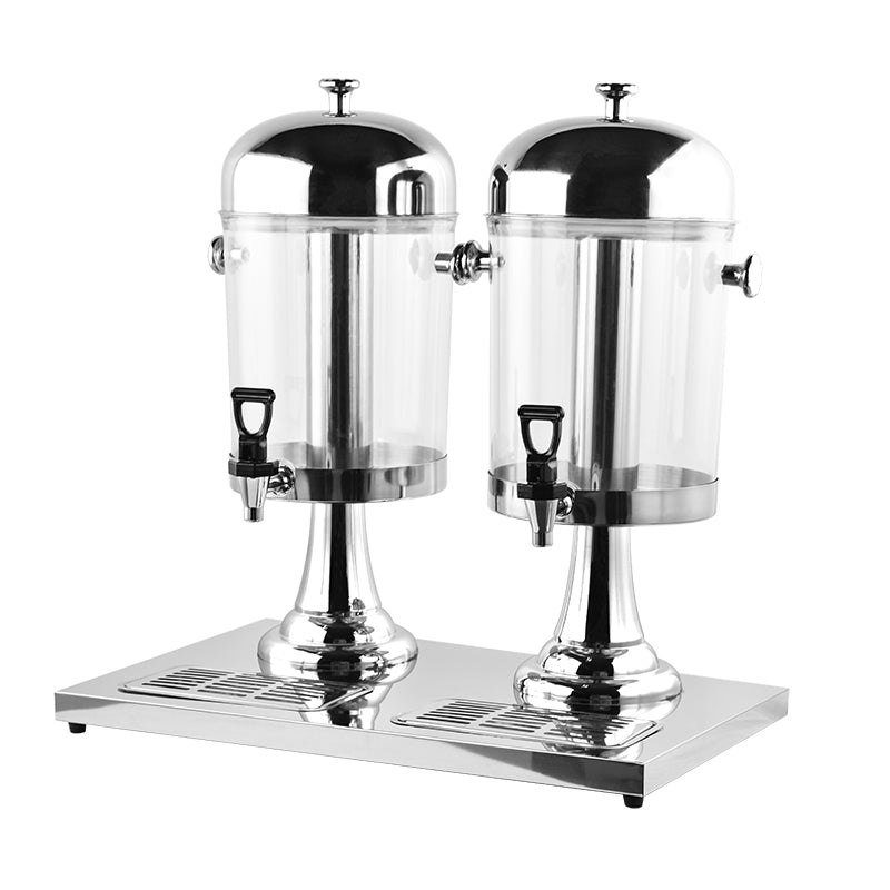 WG-Q16 – 8L+8L – Juice Dispenser (Silver Double) – Commercial.