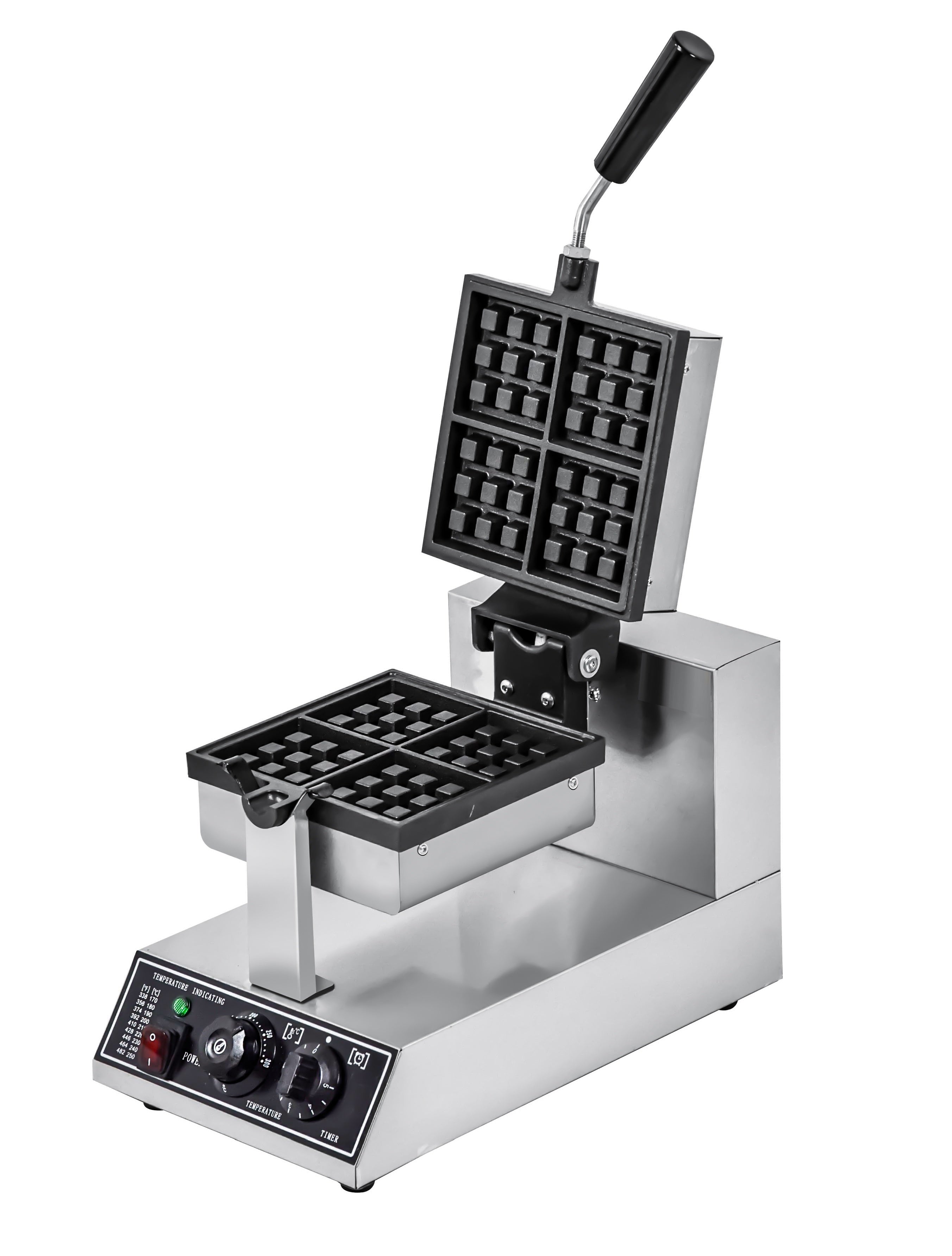 WG-RHF-4S – 1 Plate 4pc (3×3) – Square Waffle Machine – Commercial.