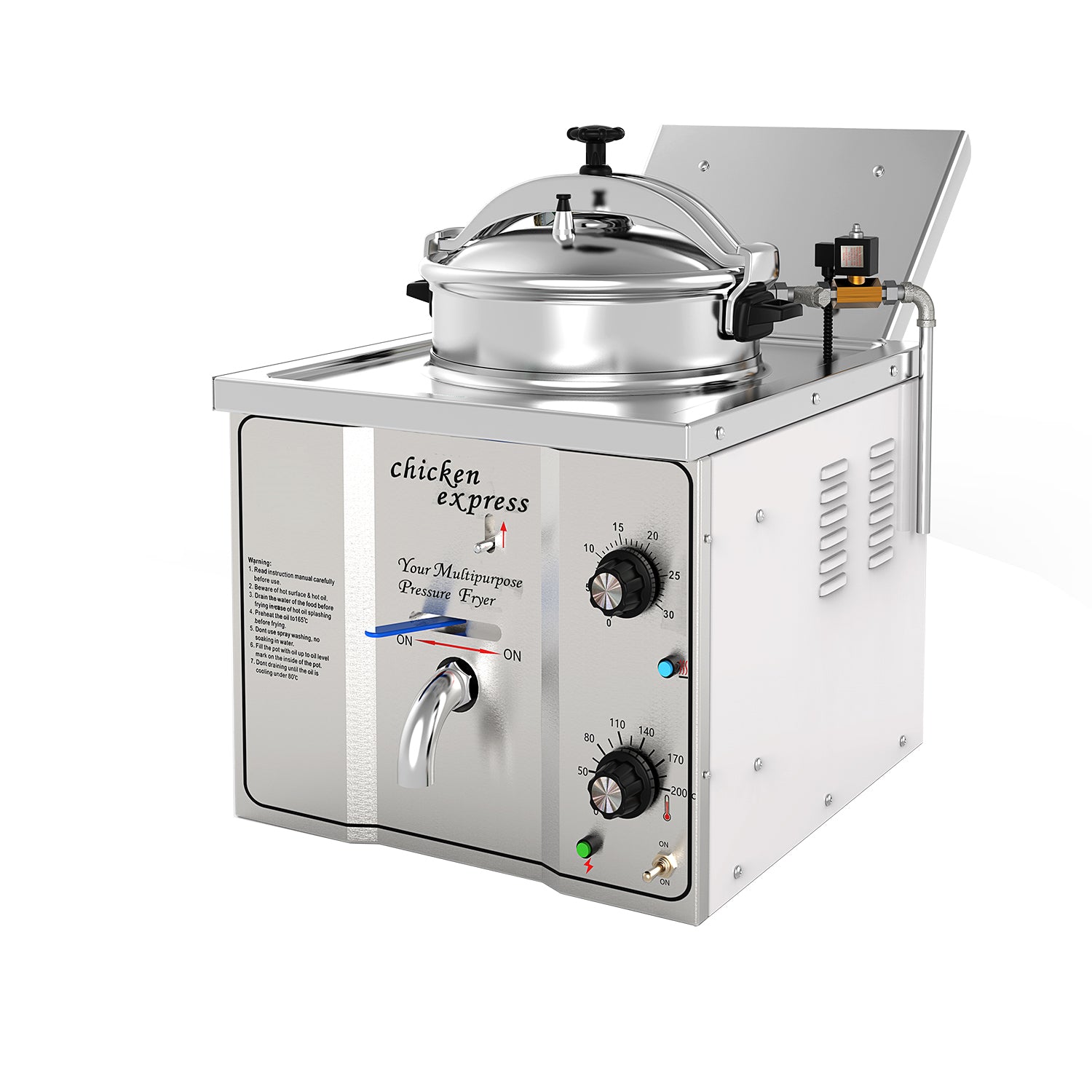 WG-XZ-16 tabletop electric pressure fryer 16L Tanzania