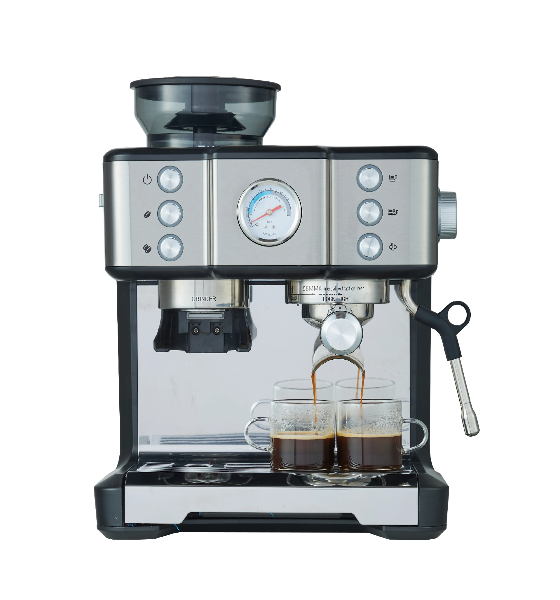 CM7000 espresso coffee machine with grinder and PID Tanzania
