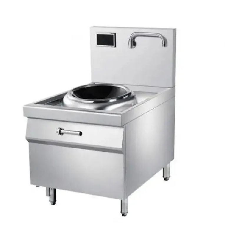 Commercial Induction Electric Wok Cooker (8-Gear Magnetic Control).