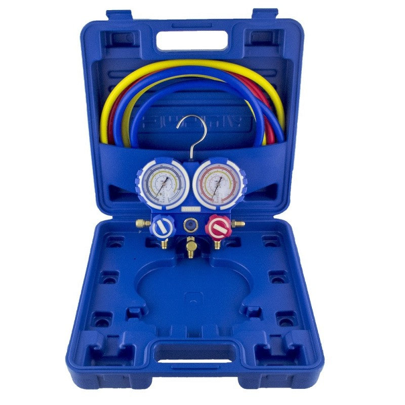 VMG-2-R410A-B - Dual Manifold Gauge Set - Refrigerants R22/R134a/R407c/R410a.