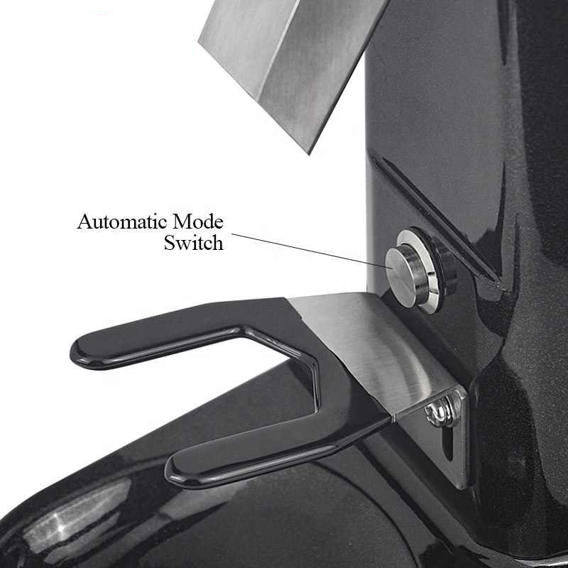 Model 020 Italian Coffee Grinder in black and white with 1000ml hopper and 250W motor.

