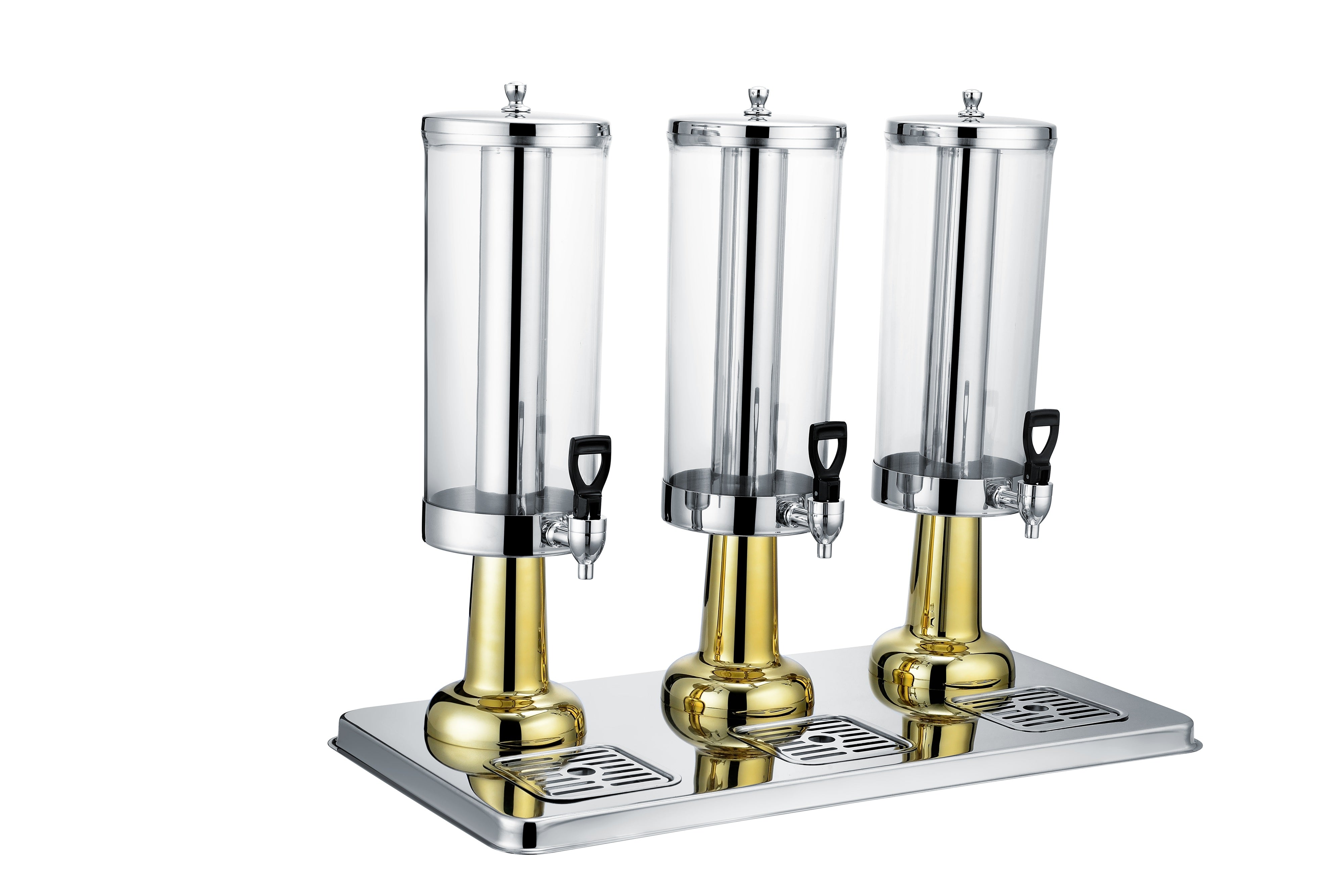 ASC-3LX3 gold triple juice dispenser 9L luxury buffet equipment Tanzania