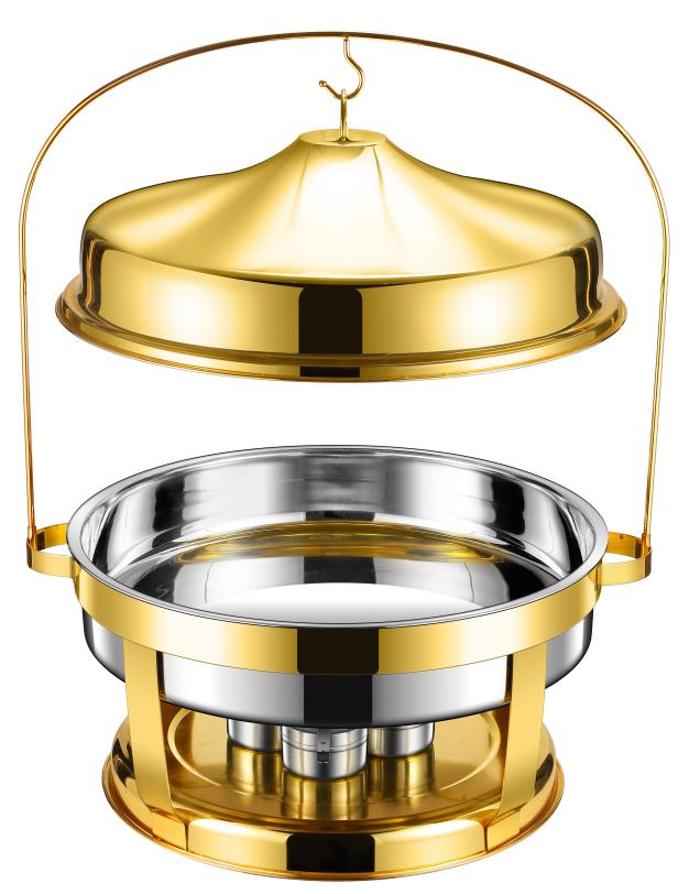 DZW-SE060 4.5L arc gold chafing dish Tanzania