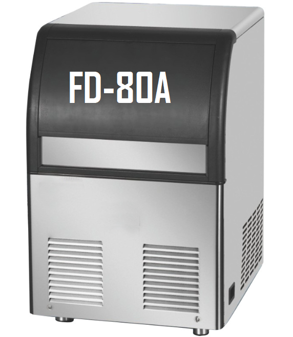 FD-80A - 70Kg/Day Ice Maker - 45Kg Storage - Commercial.